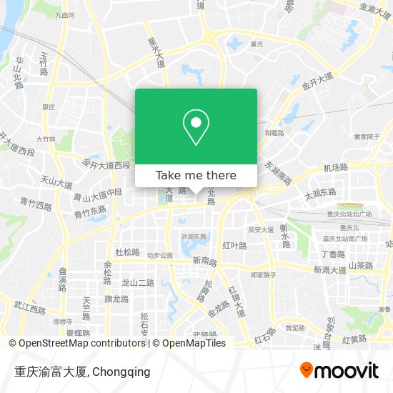 重庆渝富大厦 map