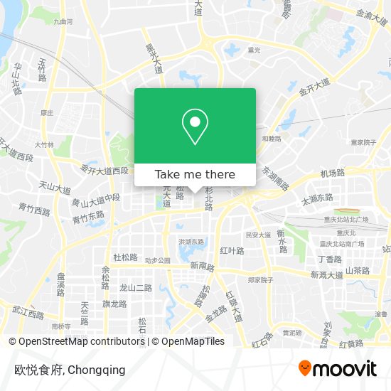 欧悦食府 map