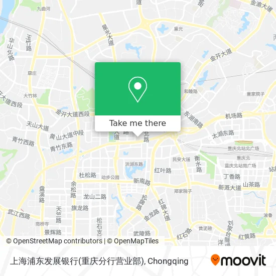 上海浦东发展银行(重庆分行营业部) map