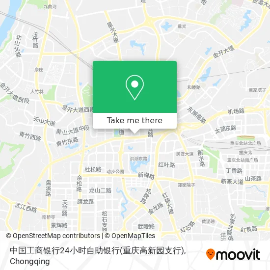 中国工商银行24小时自助银行(重庆高新园支行) map