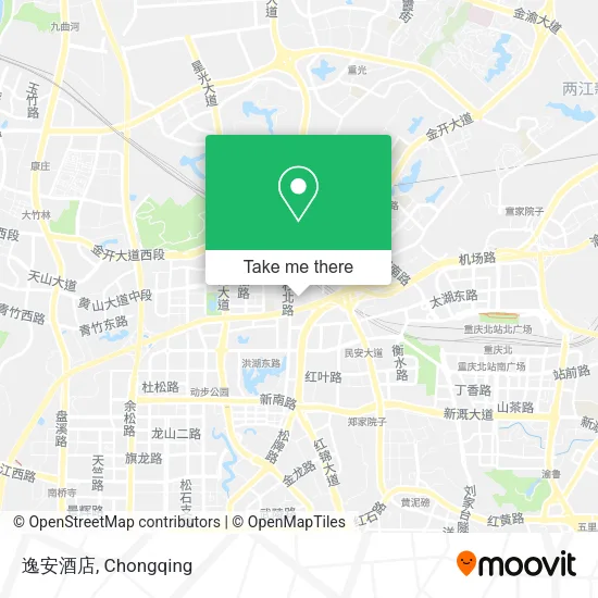 逸安酒店 map
