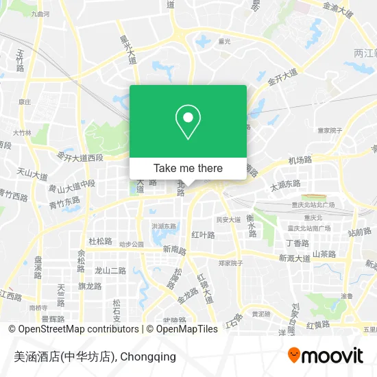 美涵酒店(中华坊店) map
