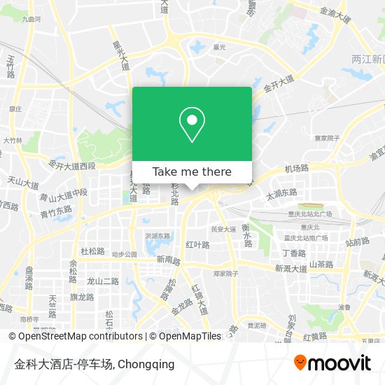 金科大酒店-停车场 map
