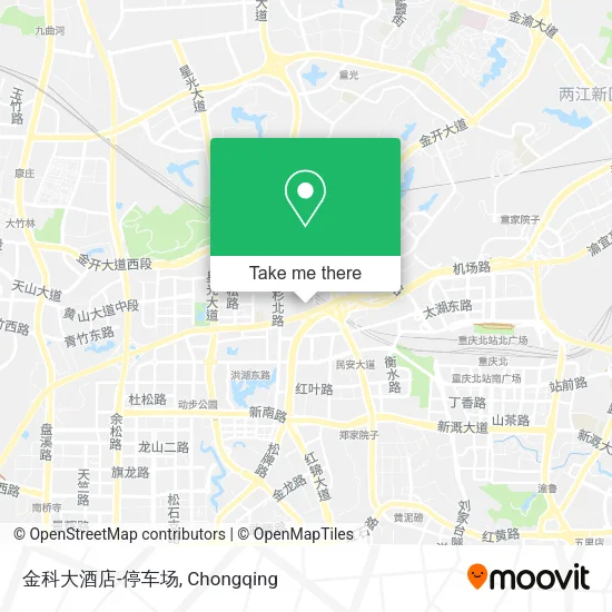 金科大酒店-停车场 map
