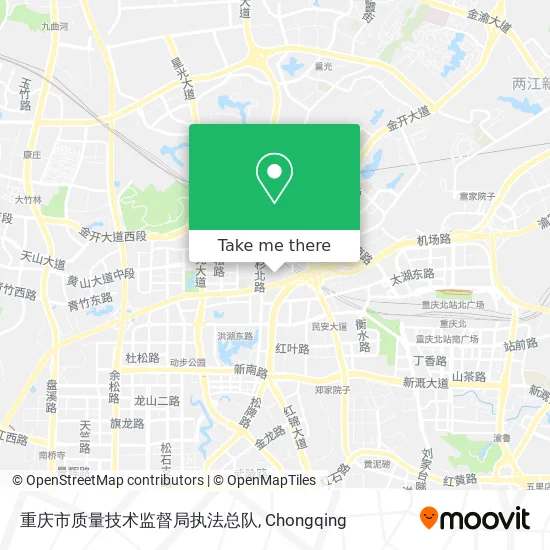 重庆市质量技术监督局执法总队 map