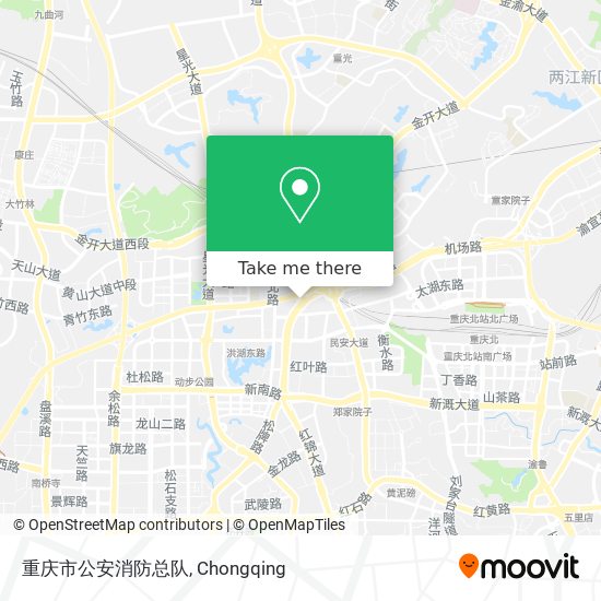 重庆市公安消防总队 map