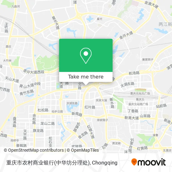 重庆市农村商业银行(中华坊分理处) map