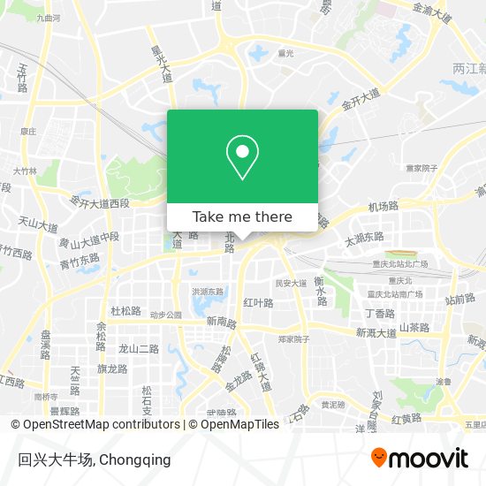 回兴大牛场 map