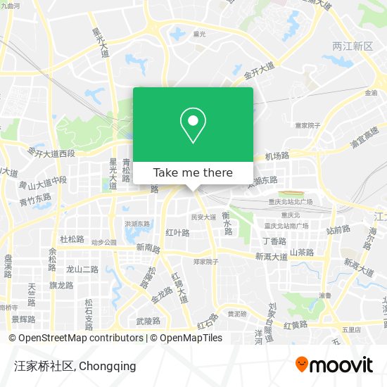 汪家桥社区 map