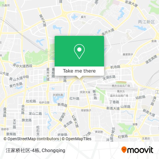 汪家桥社区-4栋 map
