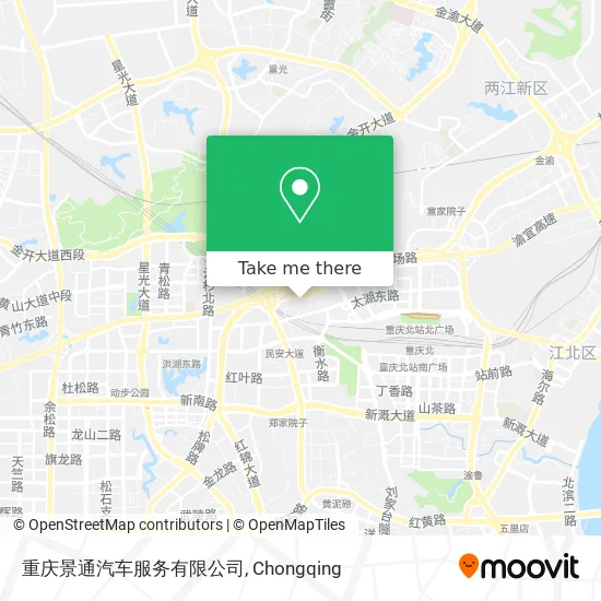 重庆景通汽车服务有限公司 map