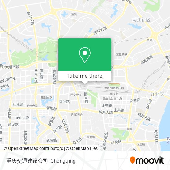 重庆交通建设公司 map