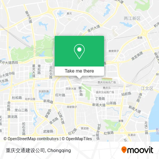 重庆交通建设公司 map