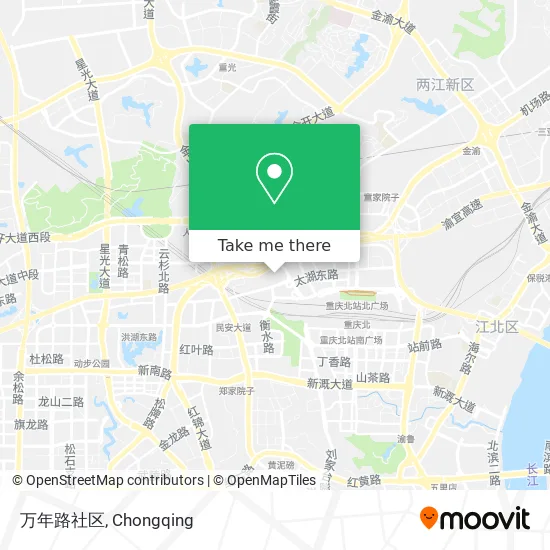 万年路社区 map