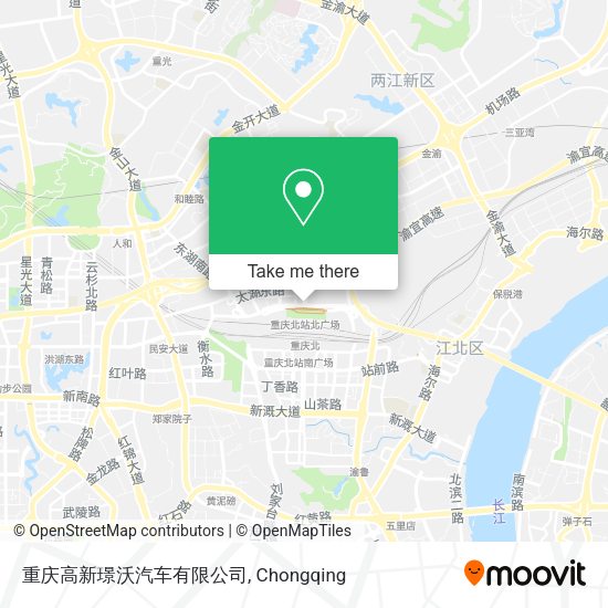 重庆高新璟沃汽车有限公司 map