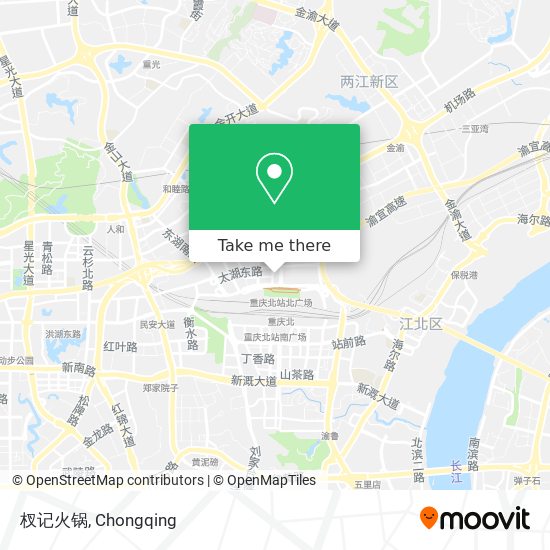 杈记火锅 map