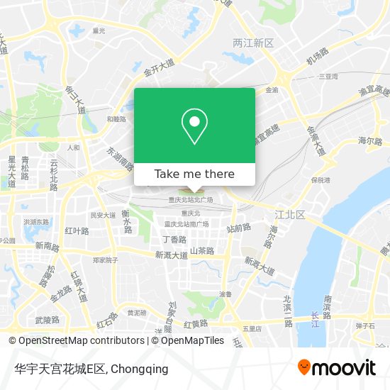 华宇天宫花城E区 map