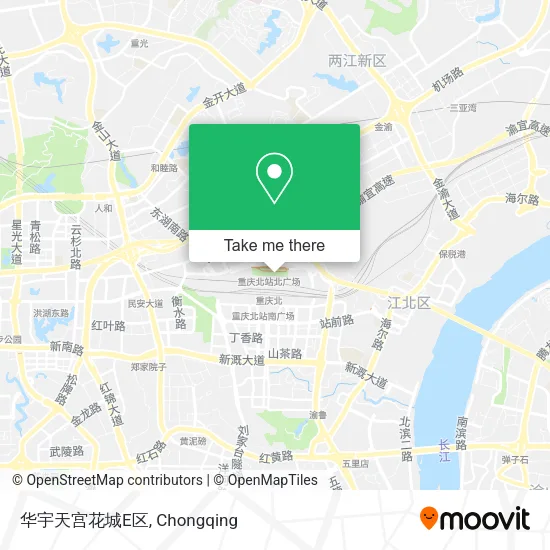 华宇天宫花城E区 map
