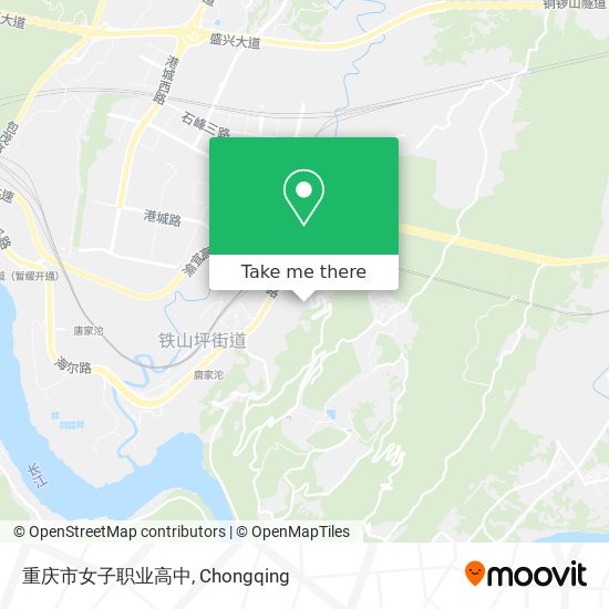 重庆市女子职业高中 map