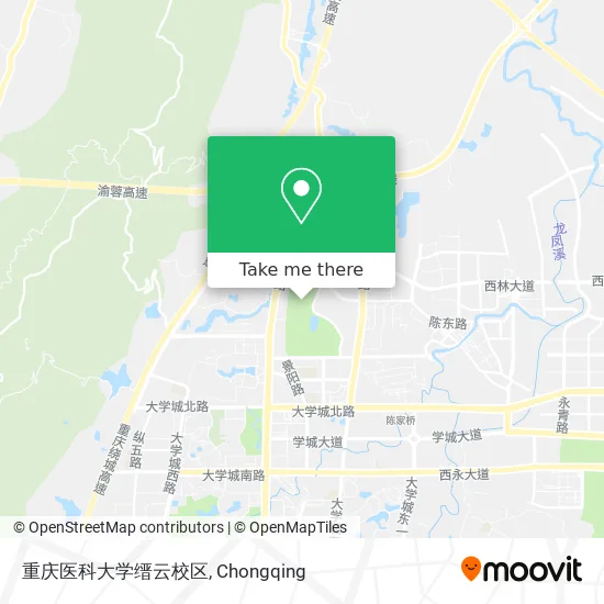 重庆医科大学缙云校区 map