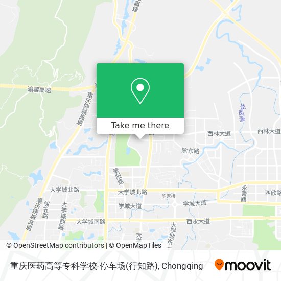 重庆医药高等专科学校-停车场(行知路) map