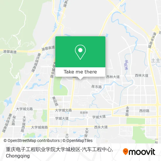 重庆电子工程职业学院大学城校区-汽车工程中心 map