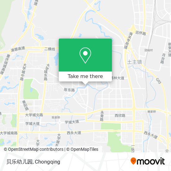 贝乐幼儿园 map