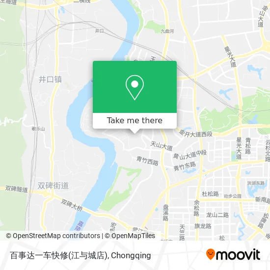 百事达一车快修(江与城店) map