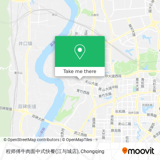 程师傅牛肉面中式快餐(江与城店) map