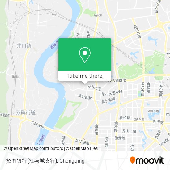 招商银行(江与城支行) map
