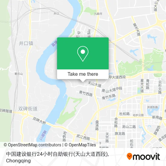 中国建设银行24小时自助银行(天山大道西段) map