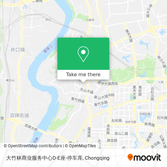 大竹林商业服务中心D-E座-停车库 map