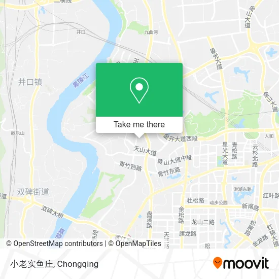 小老实鱼庄 map