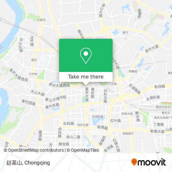 赵墓山 map