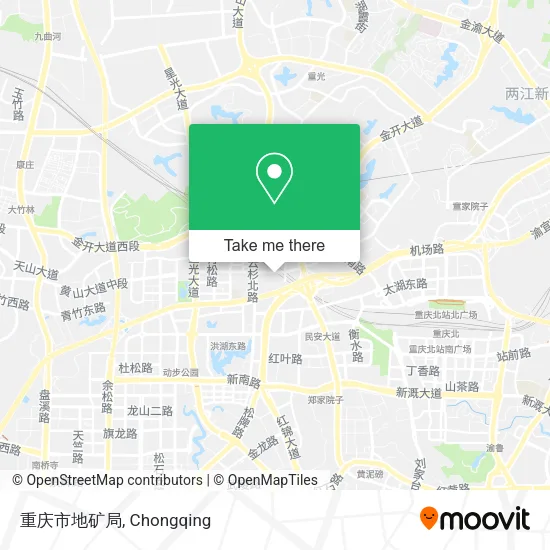 重庆市地矿局 map