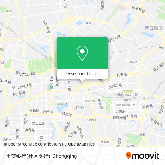 平安银行(社区支行) map