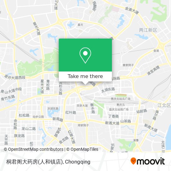 桐君阁大药房(人和镇店) map
