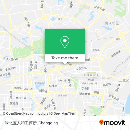 渝北区人和工商所 map