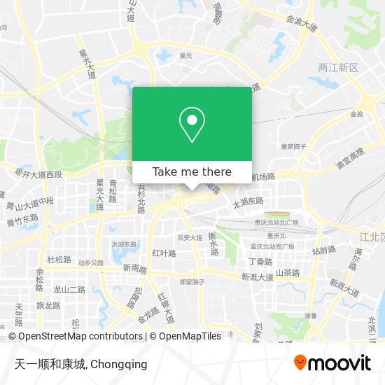 天一顺和康城 map