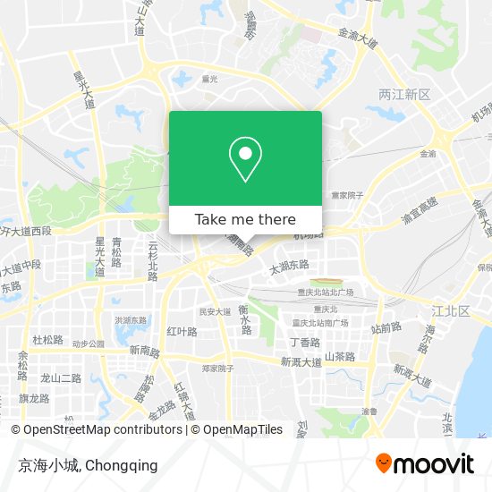 京海小城 map