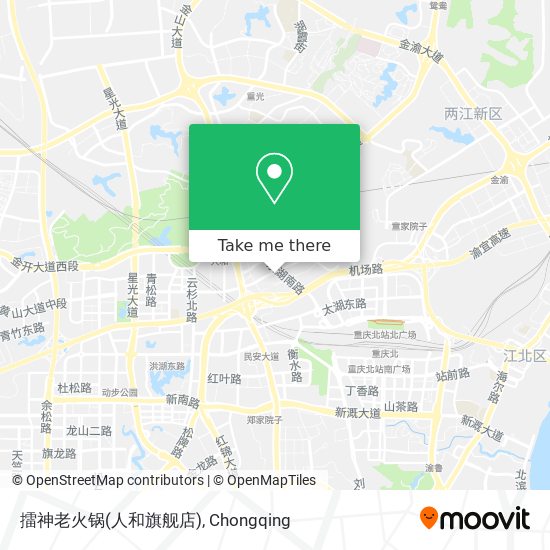 擂神老火锅(人和旗舰店) map