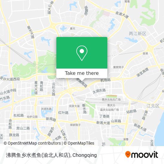 沸腾鱼乡水煮鱼(渝北人和店) map