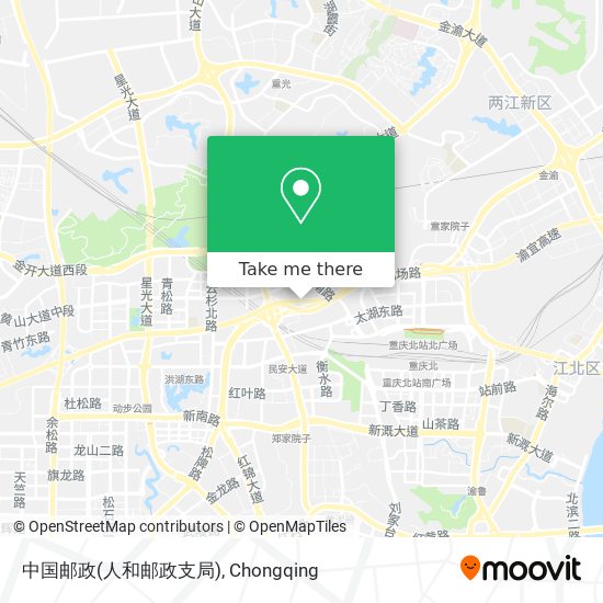 中国邮政(人和邮政支局) map