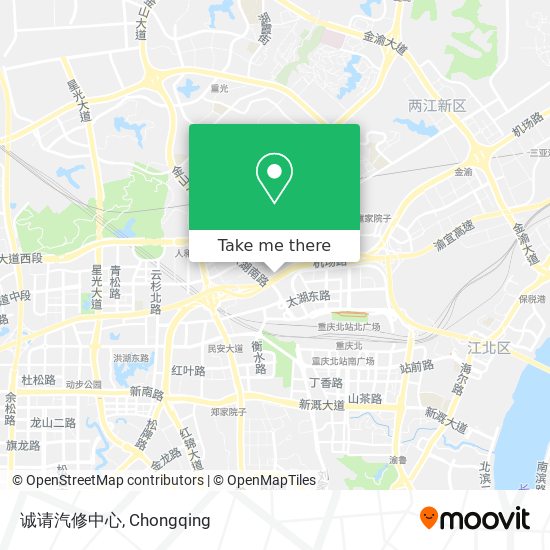 诚请汽修中心 map