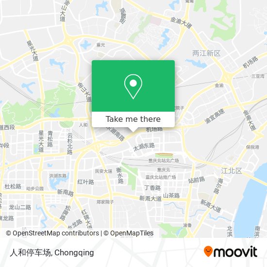 人和停车场 map