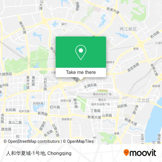 人和华夏城-1号地 map