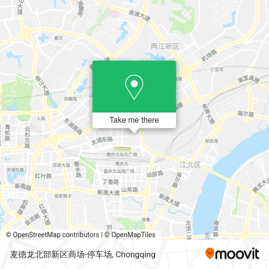麦德龙北部新区商场-停车场 map