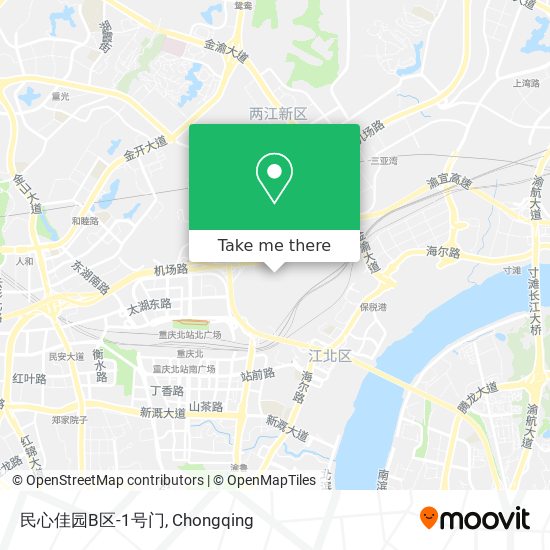 民心佳园B区-1号门 map