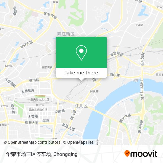 华荣市场三区停车场 map
