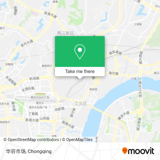 华容市场 map